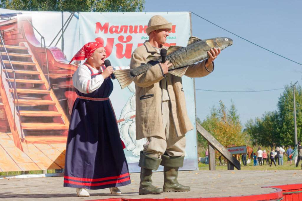 В поселке Уемский Приморского района состоялся ежегодный районный праздник «Малинова Уйма»